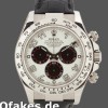 Super Clone Men's Rolex Daytona 40mm Men's-116519-Panda Dial-Black Leather Strap White