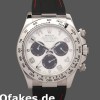 Super Clone Men's Rolex Daytona 40mm Men's-116519-Panda Dial-Black Rubber Strap White