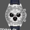 Super Clone Men's Rolex Daytona 40mm Men's-116519-Panda Dial-Blue Leather Strap White