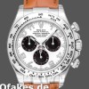 Super Clone Men's Rolex Daytona 40mm Men's-116519-Panda Dial-Brown Leather Strap White