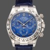 Super Clone Men's Rolex Daytona 40mm Men's-116519-Sodalite Arabic Dial-Blue Alligator Leather Sodalite Arabic