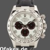 Super Clone Men's Rolex Daytona 40mm Men's-116519-White Dial-Black Eyes White