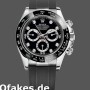 Super Clone Men's Rolex Daytona 40mm Men's-116519-White Gold-Automatic-Black Dial-Diamonds Black Diamonds