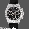 Super Clone Men's Rolex Daytona 40mm Men's-116519-White Gold-Black Dial Black<br />