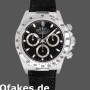 Super Clone Men's Rolex Daytona 40mm Men's-116519-White Gold-Black Dial Black<br />