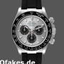 Super Clone Men's Rolex Daytona 40mm Men's-116519-White Gold-Grey Dial Grey