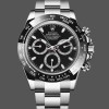 Super Clone Men's Rolex Daytona-116520, 40mm, Stainless Steel Case, Black Dial, Men’s Black