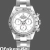 Super Clone Men's Rolex Daytona-116520, 40mm, Stainless Steel Case, White Dial, Men’s White