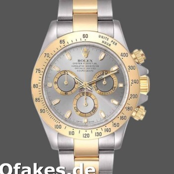 Super Clone Men's Rolex Daytona 40mm Men's-116523-Stainless Steel-Gray Slate Dial Gray