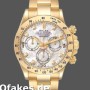 Super Clone Men's Rolex Daytona 40mm Men's-116528-Yellow Gold-MOP-Diamond Dial MOP