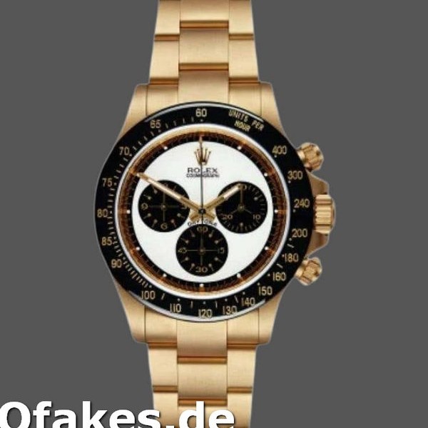 Super Clone Men's Rolex Daytona 40mm Men's-116528-Yellow Gold-White Dial White