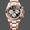 Super Clone Men's Rolex Daytona-126505 0001, Black Dial, Oyster Bracelet, Black