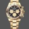 Super Clone Men's Rolex Daytona-126508 0002, Two-Tone, Black Dial, Black