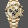 Super Clone Men's Rolex Daytona-126508 0006, Yellow Gold Bracelet, 1:1, Champagne