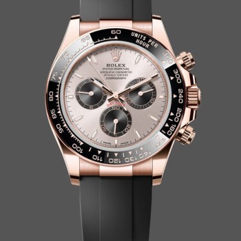 Super Clone Men's Rolex Daytona-126515LN 0006, 40mm, Everose Gold Oysterflex, Sundust Dial, Sundust