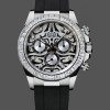 Super Clone Men's Rolex Daytona 40-116589TBR, Eye of the Tiger, White Gold, Diamond Dial, Oysterflex, Diamond Dial