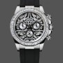 Super Clone Men's Rolex Daytona 40-116589TBR, Eye of the Tiger, White Gold, Diamond Dial, Oysterflex, Diamond Dial