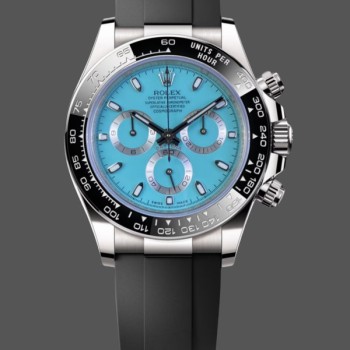 Super Clone Men's Rolex Daytona Ice Blue Ceramic Bezel 116519LN 40MM Ice Blue