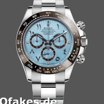 Super Clone Men's Rolex Daytona-116506, Arabic Dial, Ice Blue