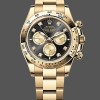 Super Clone Men's Rolex Cosmograph Daytona-126508 0003, Yellow Gold, Black Dial, Black