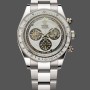Super Clone Men's Rolex Daytona Cosmograph Artisans De Geneve White Dial Edition White