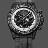 Super Clone Men's Rolex Daytona DIW Carbon Fiber Black Dial 40MM Black/White