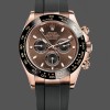 Super Clone Men's Rolex Daytona-116515, Everose Rubber, Chocolate Dial Chocolate