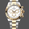 Super Clone Men's Rolex Daytona-126503, Two-Tone, White Dial, White