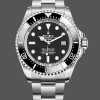 Super Clone Men's Rolex Deepsea 44mm Men's-126660-Black Dial-Oyster Steel Black
