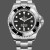 Super Clone Men's Rolex Deepsea 44mm Men's-126660-Black Dial-Oyster Steel Black