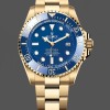 Super Clone Men's Rolex Deepsea-136668LB, 2024 Release, Gold, Blue Dial Blue