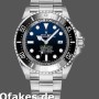 Super Clone Men's Rolex Sea-Dweller Deepsea 44mm Men's-116660-Stainless Steel-D-Blue Dial Blue
