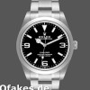 Super Clone Men's Rolex Explorer-214270, 39mm, Stainless Steel, Black Luminous Dial, Men’s Black
