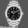 Super Clone Men's Rolex Explorer 39mm Men's-214270-Stainless Steel-Black Dial Black