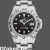 Super Clone Men's Rolex Explorer II 40mm Men's-16570-Stainless Steel-Black Dial Black