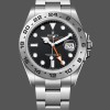 Super Clone Men's Rolex Explorer II 42mm Men's-m226570 0002-Stainless Steel-Black Dial Black