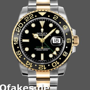 Super Clone Men's Rolex GMT-Master II 40mm Men's-116713LN-Stainless Steel-Black Dial Black