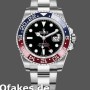 Super Clone Men's Rolex GMT-Master II 40mm Men's-116719BLRO-White Gold-Pepsi-Black Dial Black