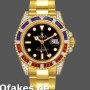 Super Clone Men's Rolex GMT-Master II 40mm Men's-116758-Oyster Bracelet-Black Dial-Diamonds Black