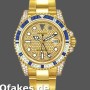 Super Clone Men's Rolex GMT‑Master II-116758, 40mm, Yellow Gold, Pave Dial, Men’s Pave
