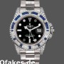 Super Clone Men's Rolex GMT‑Master II-116759SA, 40mm, White Gold, Black Dial, Men’s Black