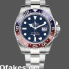 Super Clone Unisex's Rolex GMT-Master II 40mm Men's-126719BLRO-White Gold-Blue Dial Blue