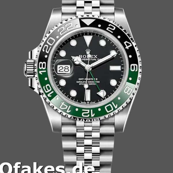 Super Clone Men's Rolex GMT‑Master II-126720VTNR, 40mm, Stainless Steel, Black Dial, Men’s Black
