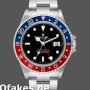 Super Clone Men's Rolex GMT‑Master II-16710, 40mm, Black Dial, Blue Red Pepsi Bezel, Men’s Black