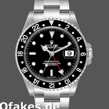 Super Clone Men's Rolex GMT‑Master II-16710, 40mm, Black Dial, Stainless Steel Case, Men’s Black
