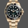Super Clone Men's Rolex GMT-Master II 40mm Black Dial 116718LN Yellow Gold Men's Black Dial