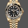 Super Clone Men's Rolex GMT-Master II 40mm Men's-126718GRNR 0001-Oyster Bracelet-Black Dial Black