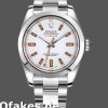 Super Clone Men's Rolex Milgauss 40mm Men's-116400-Automatic-White Dial White