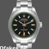 Super Clone Men's Rolex Milgauss 40mm Men's-116400GV-Stainless Steel-Black Dial Black