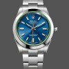 Super Clone Men's Rolex Milgauss 40mm Men's-116400GV-Stainless Steel-Z-Blue Dial Z-blue